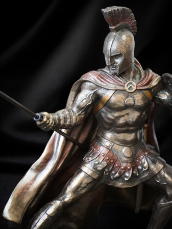 Ahile și Hector - Statui din bronz și rășină [11]