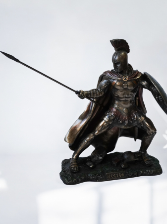 Ahile și Hector - Statui din bronz și rășină [14]