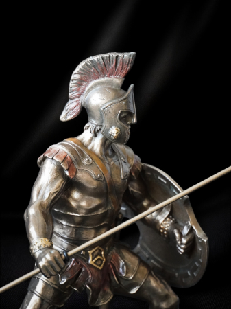 Ahile și Hector - Statui din bronz și rășină [7]