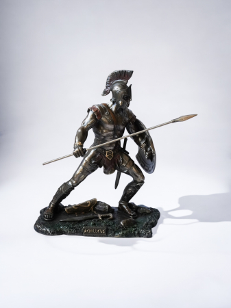 Ahile și Hector - Statui din bronz și rășină [10]