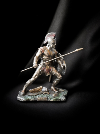 Ahile și Hector - Statui din bronz și rășină [6]