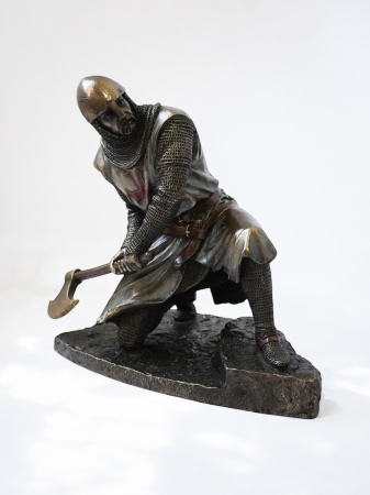 Cruciat maltez - Statuie premium din bronz și rășină [4]