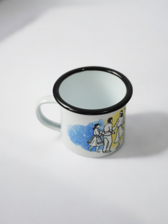 Hora - cană emailată dans tradițional românesc [1]