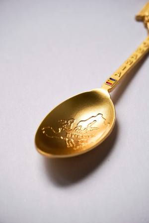 Linguriță decorativă „Stema României” - Simbol național gravat [2]