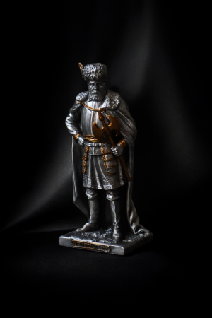 Mihai Viteazul - Statuetă din plumb sau rășină cu personaje istorice românești [5]