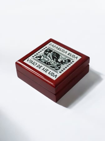 Cutii de bijuterii - Paparuda - cutie premium de bijuterii din lemn de cireș lăcuit