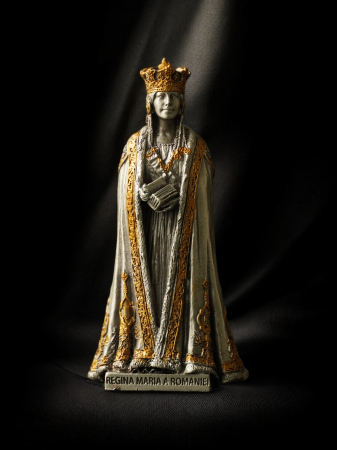 Regina Maria - Statuetă din plumb sau rășină cu personaje istorice românești De colecționat - Regina Maria - Statuetă din plumb sau rășină cu personaje istorice românești