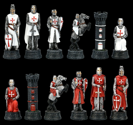 Set piese de șah premium - cavaleri templieri [6]