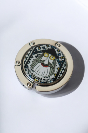 Agățători geantă - Strămoș albastru - agățătoare geantă cu motive tradiționale