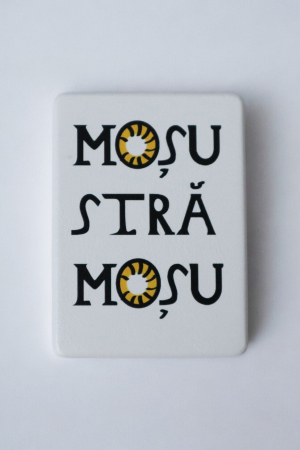 Strămoș - oglindă de poșetă cu motive tradiționale din Maramureș [5]