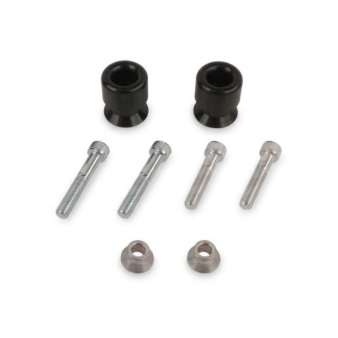 ACCESORII - Set Bobițe / Diabolo Universal A-PRO pentru Stander Moto Spate, Aluminiu Negru