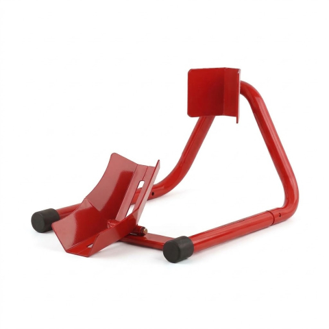 ACCESORII - Suport Moto Blocare Roată Față (Wheel Chock) A-PRO, 18–21 inch, Roșu