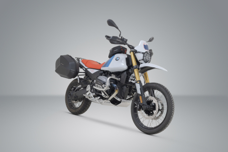 Set genti+suport fixare - Sistem Genti Laterale Sw-Motech Aero ABS 2x25 l. pentru BMW R 12 G/S (24-)