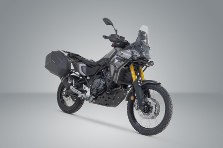 Set genti+suport fixare - Sistem Genti Laterale Sw-Motech Aero ABS 2x25 l. pentru Yamaha Ténéré 700 (19-)