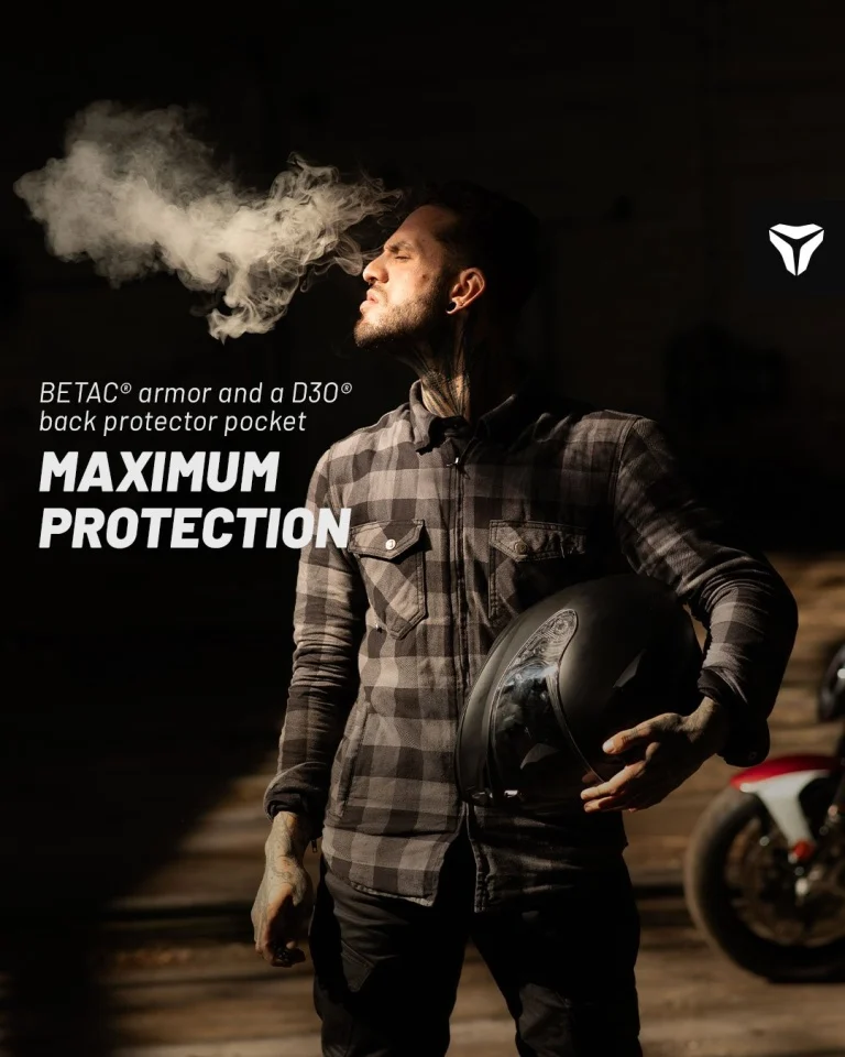 Camasa moto SECA MARSHAL II green (protectii incluse) [2]
