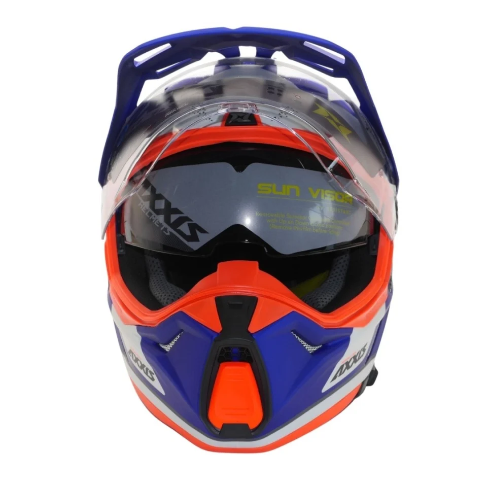 Casca adventure/touring/off road Axxis model Wolf DS Roadrunner C7 albastru lucios – tip viziera: MT-V-20 [4]