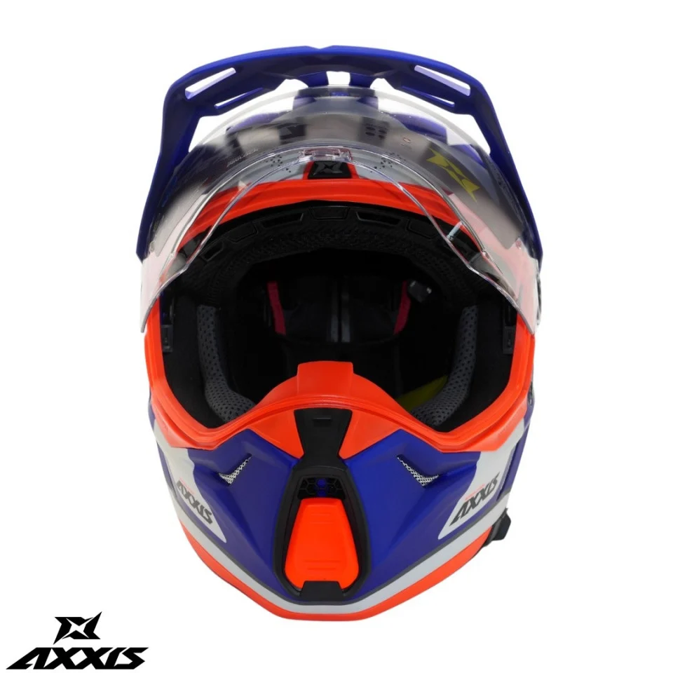 Casca adventure/touring/off road Axxis model Wolf DS Roadrunner C7 albastru lucios – tip viziera: MT-V-20 [6]