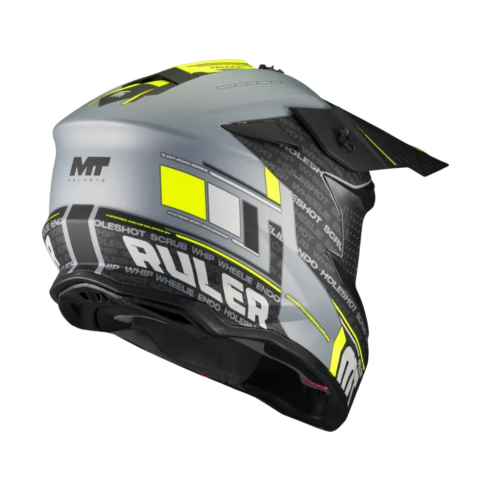Casca enduro/offroad MT model Falcon S Ruler C2 gri mat [4]