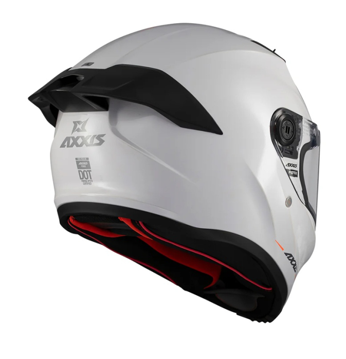 Casca integrala Axxis Fenix A0 alb lucios - tip viziera: MT-V-31B - DKS429 [4]
