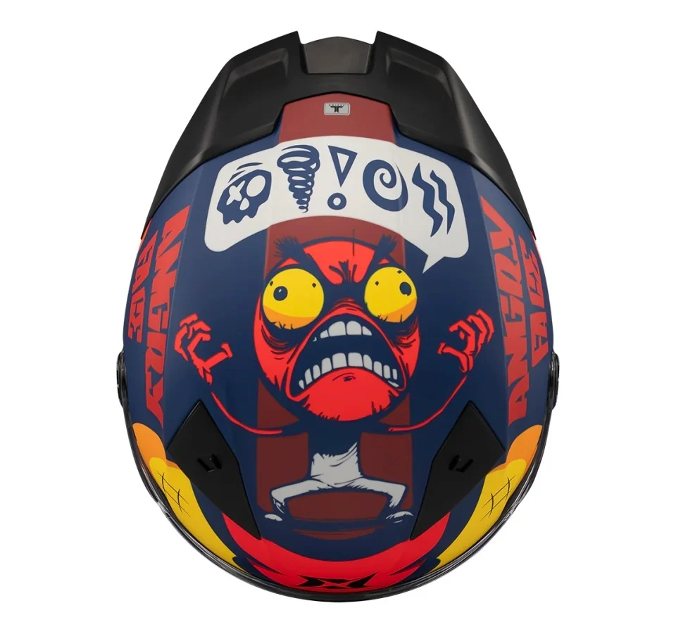 Casca integrala Axxis Fenix Angry Face C5 rosu mat - tip viziera: MT-V-31B - DKS429 [4]