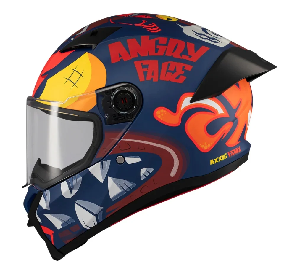 Casca integrala Axxis Fenix Angry Face C5 rosu mat - tip viziera: MT-V-31B - DKS429 [3]
