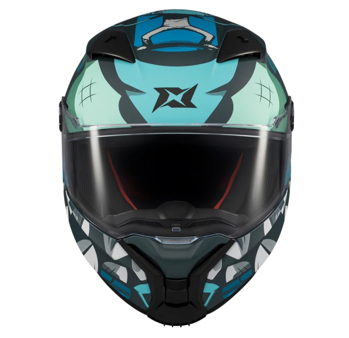 Casca integrala Axxis Fenix Angry Face C7 albastru mat - tip viziera: MT-V-31B - DKS429 [5]