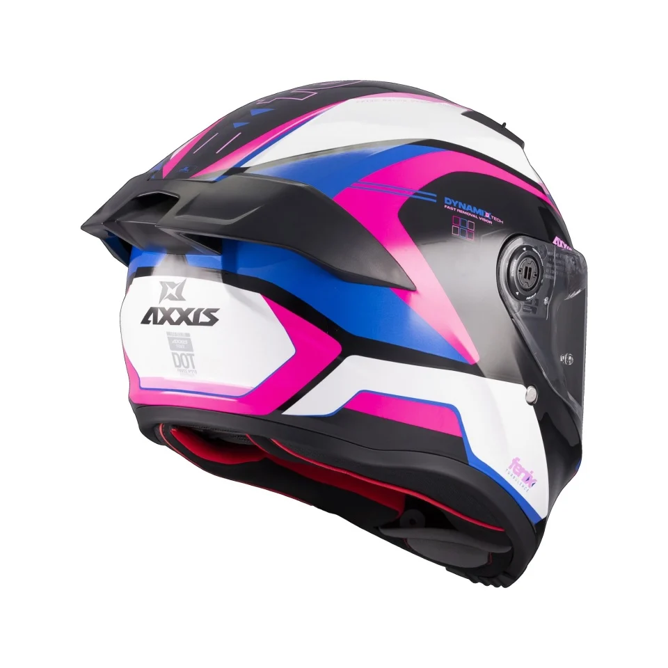 Casca integrala Axxis Fenix Turbulence B8 roz lucios - tip viziera: MT-V-31B - DKS429 [3]