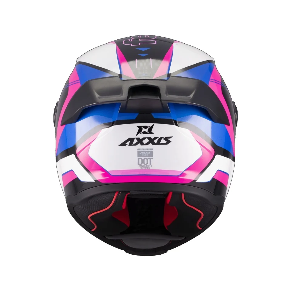 Casca integrala Axxis Fenix Turbulence B8 roz lucios - tip viziera: MT-V-31B - DKS429 [4]