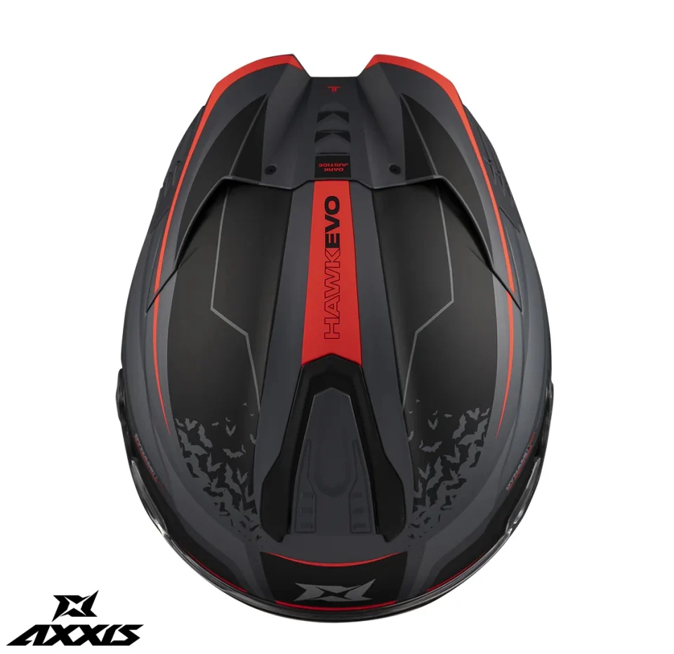 Casca integrala Axxis Hawk Evo SV Dark Justice C1 gri mat (ochelari soare integrati) - tip viziera: MT-V-31 [6]
