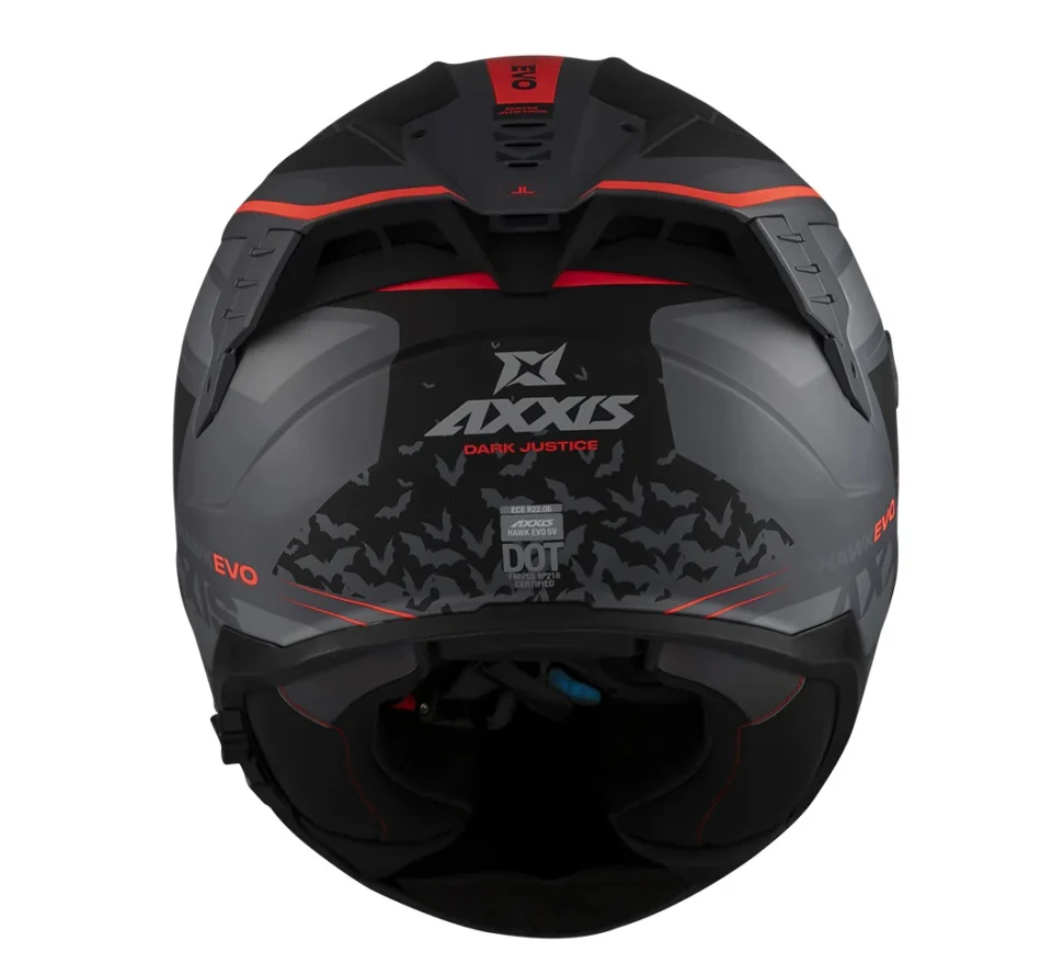 Casca integrala Axxis Hawk Evo SV Dark Justice C1 gri mat (ochelari soare integrati) - tip viziera: MT-V-31 [3]