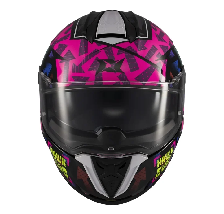 Casca integrala Axxis Hawk Evo SV Sketchbook B8 roz (fuchsia) lucios (ochelari soare integrati) - tip viziera: MT-V-31 [3]