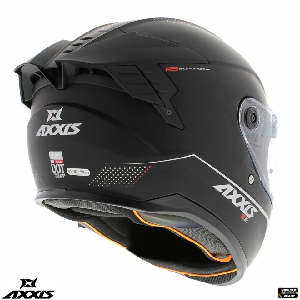Casca integrala Axxis Hawk SV A2 titanium mat (ochelari soare integrati) - tip viziera: MT-V-31 [7]