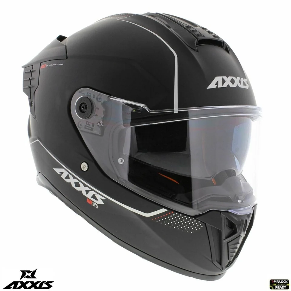 Casca integrala Axxis Hawk SV A2 titanium mat (ochelari soare integrati) - tip viziera: MT-V-31 [6]