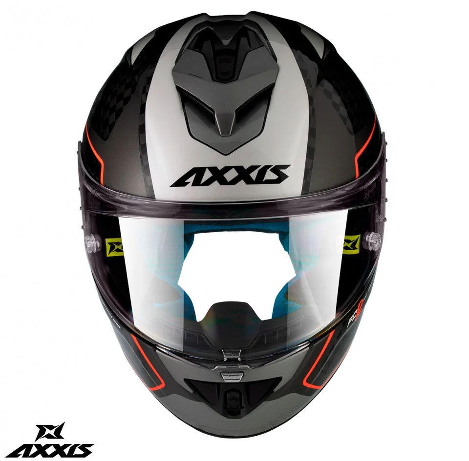 Casca integrala Axxis model Cobra Rage A2 gri lucios carbon - 100% carbon [2]