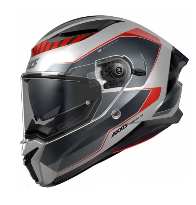 Casca integrala Axxis Panther SV Gale A5 rosu mat (ochelari soare integrati) - tip viziera: MT-V-31B - DKS429 [2]