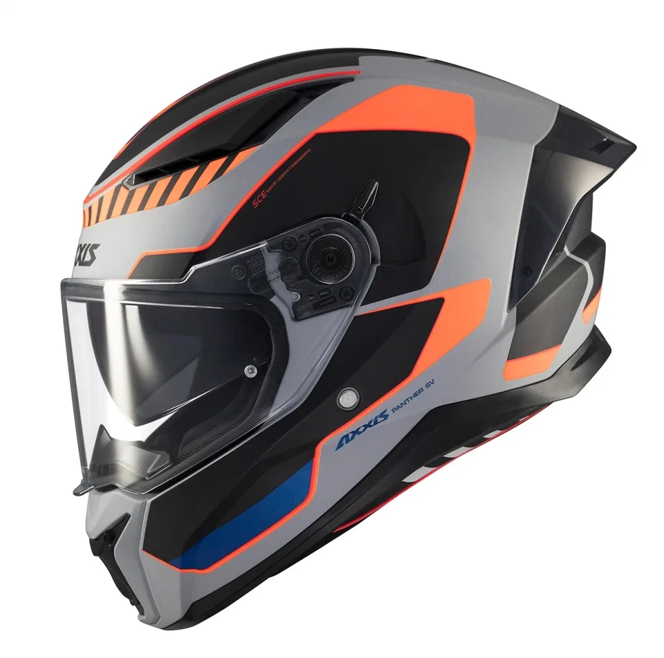 Casca integrala Axxis Panther SV Gale C4 portocaliu mat (ochelari soare integrati) - tip viziera: MT-V-31B - DKS429 [3]