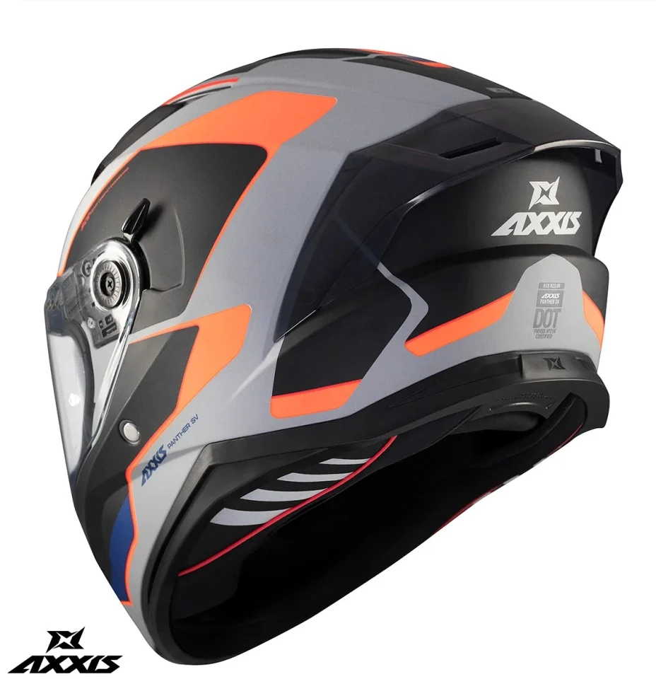Casca integrala Axxis Panther SV Gale C4 portocaliu mat (ochelari soare integrati) - tip viziera: MT-V-31B - DKS429 [5]
