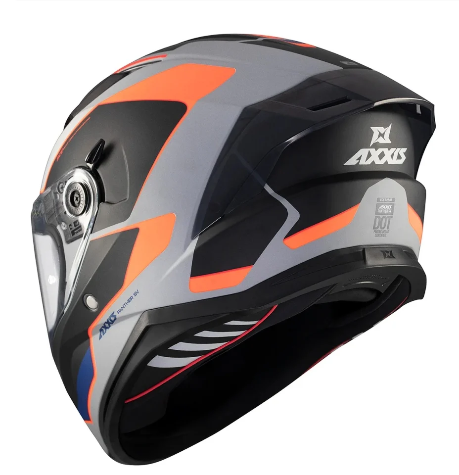 Casca integrala Axxis Panther SV Gale C4 portocaliu mat (ochelari soare integrati) - tip viziera: MT-V-31B - DKS429 [2]