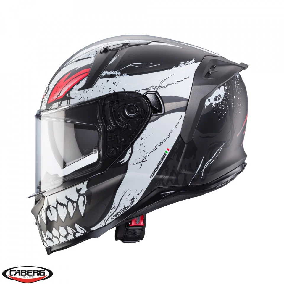 Casca integrala Caberg model Avalon X SV Punk K8 gri/alb/rosu mat Pinlock ready [2]