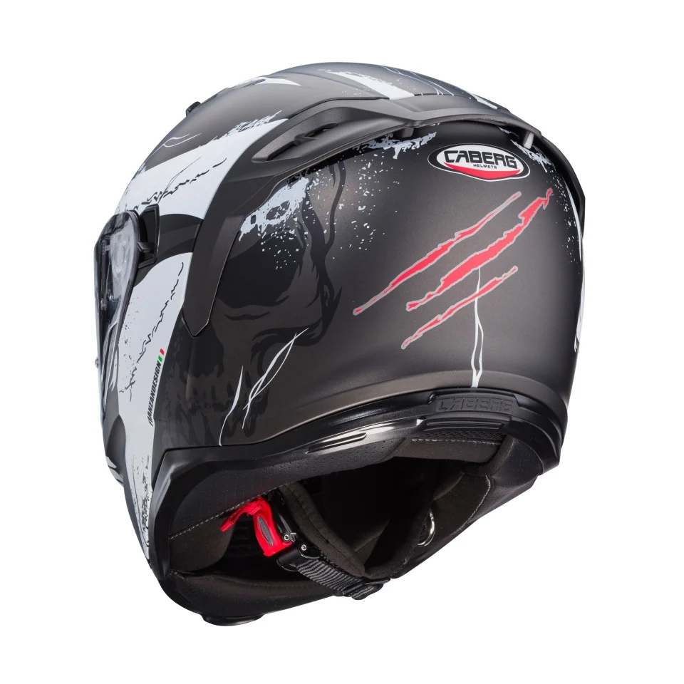 Casca integrala Caberg model Avalon X SV Punk K8 gri/alb/rosu mat Pinlock ready [6]