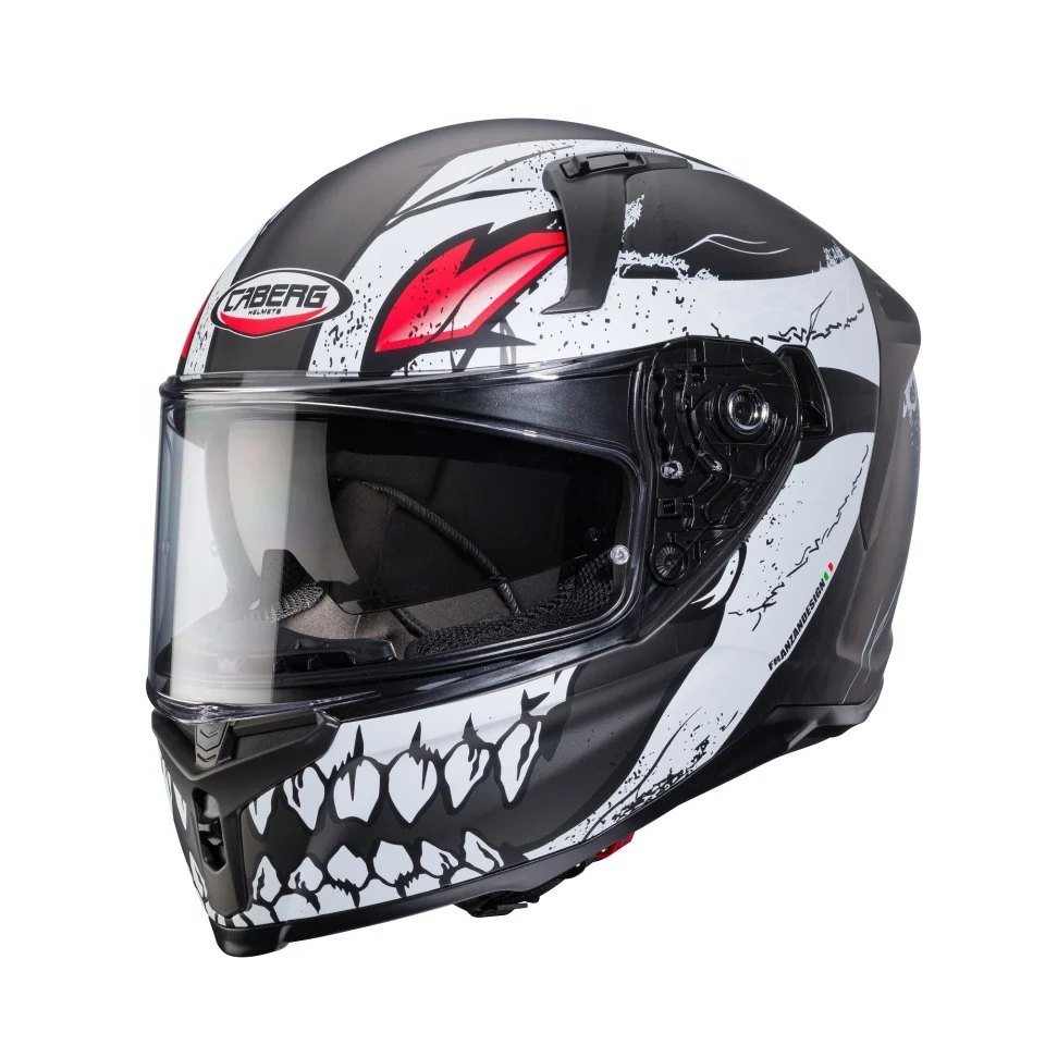 Casca integrala Caberg model Avalon X SV Punk K8 gri/alb/rosu mat Pinlock ready [5]
