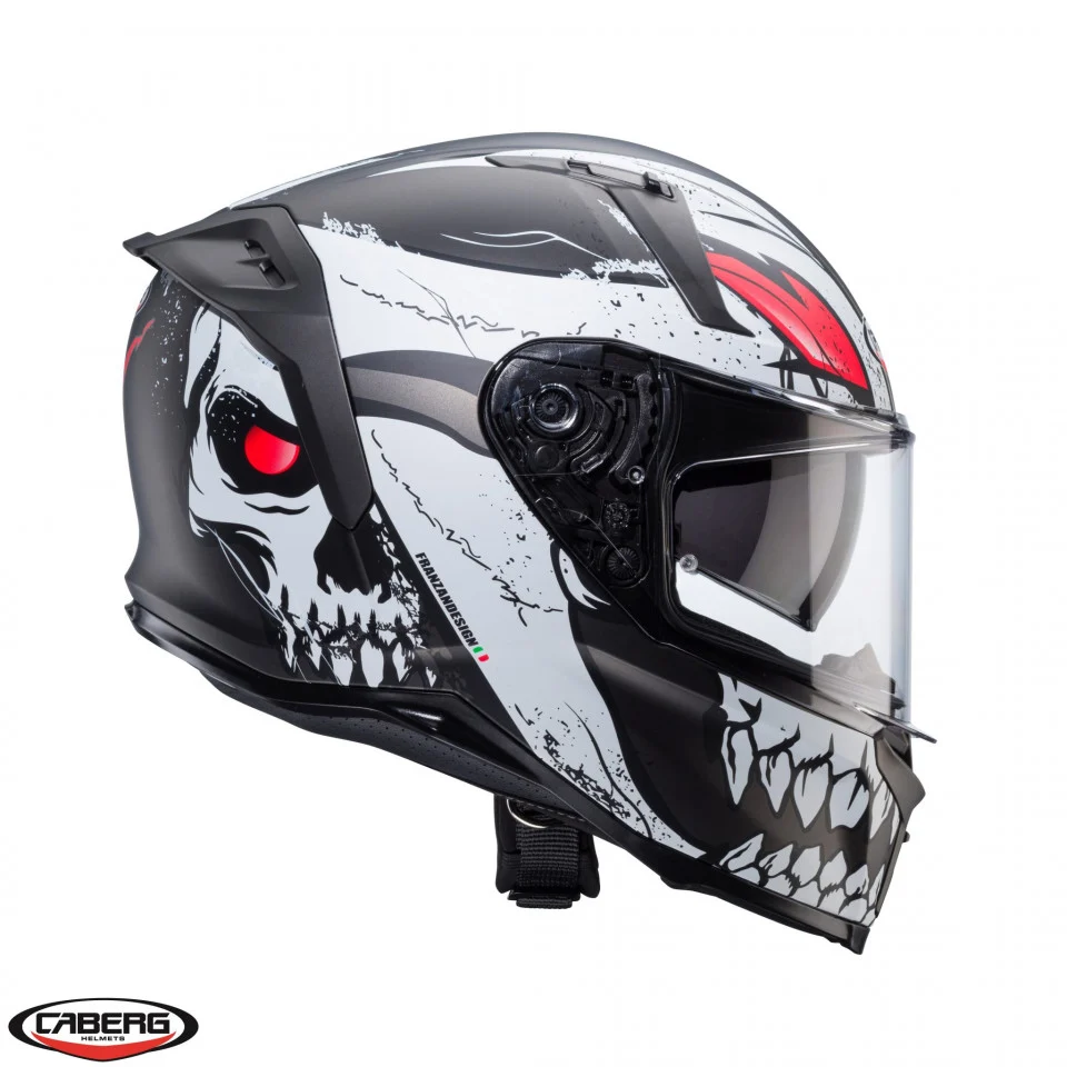 Casca integrala Caberg model Avalon X SV Punk K8 gri/alb/rosu mat Pinlock ready [3]