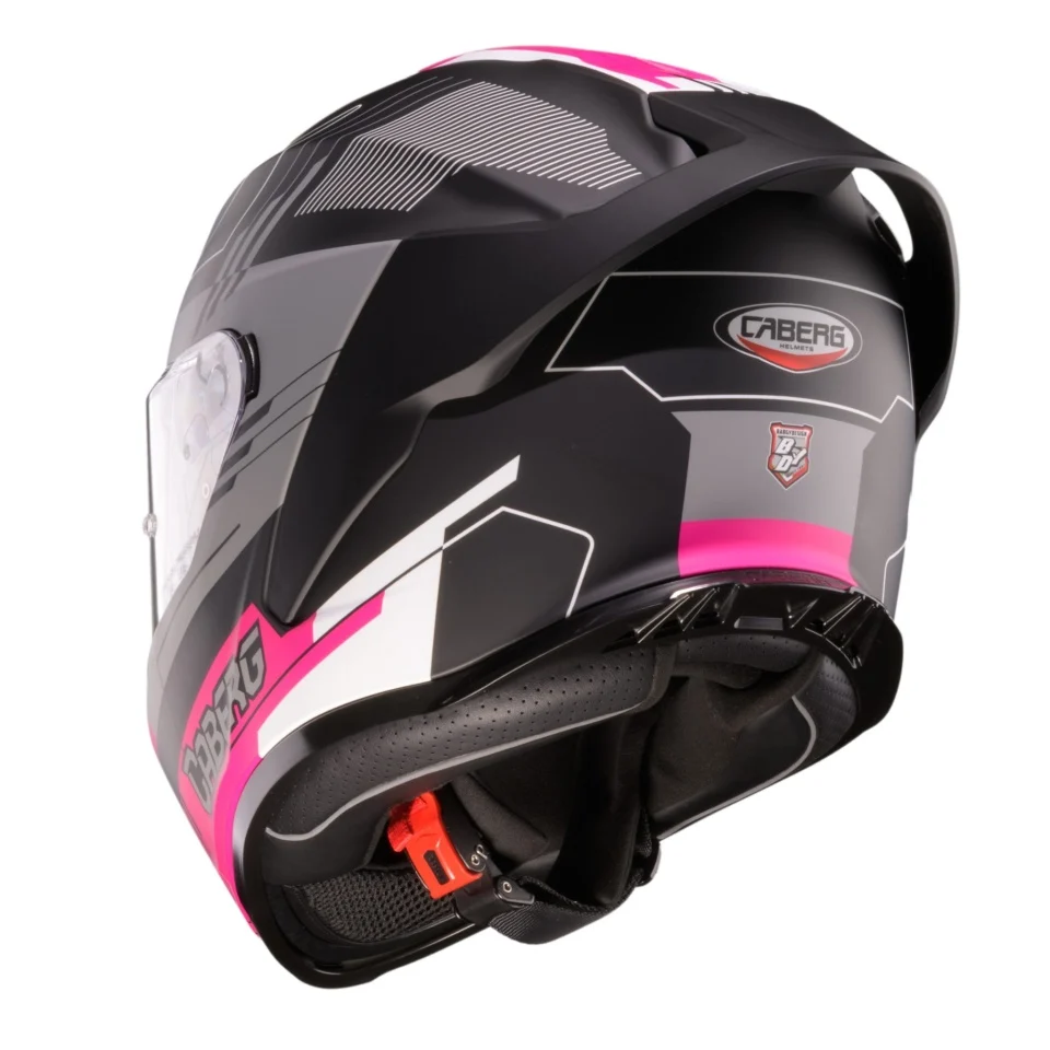 Casca integrala Caberg model Roxter Colt S2 negru/fuchsia (roz)/gri mat Pinlock ready [4]