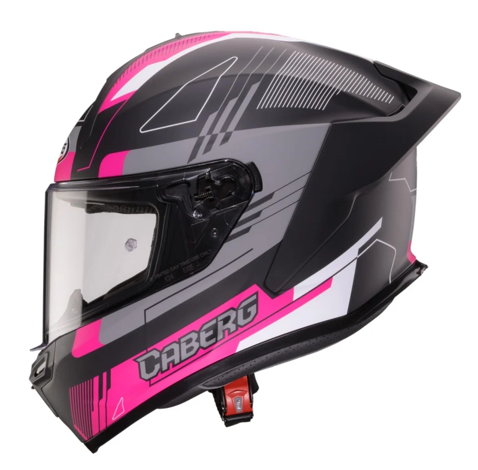Casca integrala Caberg model Roxter Colt S2 negru/fuchsia (roz)/gri mat Pinlock ready [3]