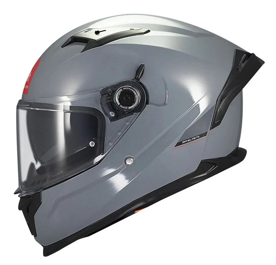 Casca integrala MT Braker SV A12 gri lucios (ochelari soare integrati) - tip viziera: MT-V-28B - DKS435 [11]