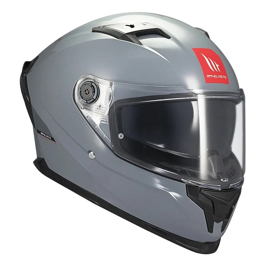 Casca integrala MT Braker SV A12 gri lucios (ochelari soare integrati) - tip viziera: MT-V-28B - DKS435 [10]