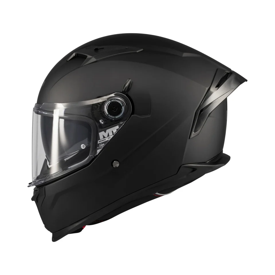 Casca integrala MT Braker SV Pure A1 negru mat (ochelari soare integrati) - tip viziera: MT-V-28B - DKS435 - punctaj maxim SHARP Test - 5 stele [4]