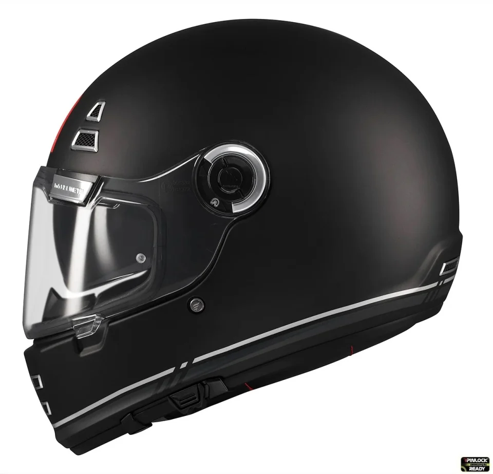 Casca integrala MT Jarama SV B2 negru mat - model Retro - Cafe Racer (ochelari soare integrati) - tip viziera: MT-V-32 [4]