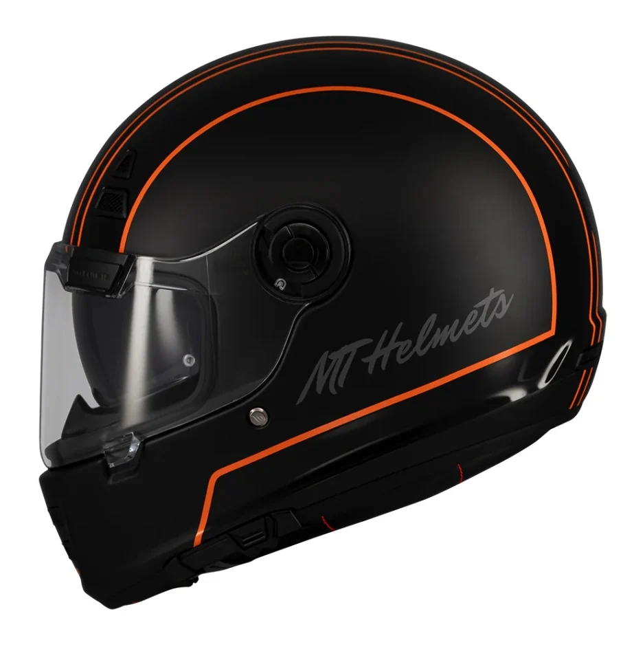 Casca integrala MT Jarama SV Wild B1 negru mat - model Retro - Cafe Racer (ochelari soare integrati) - tip viziera: MT-V-32 [4]