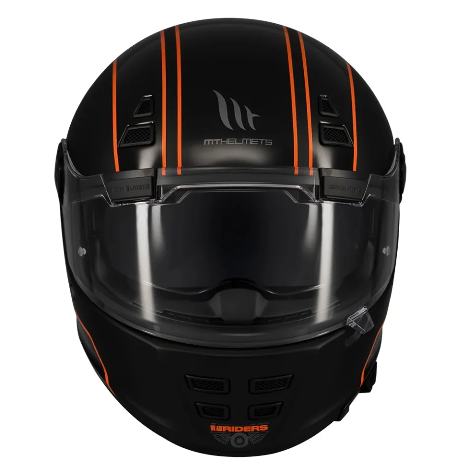 Casca integrala MT Jarama SV Wild B1 negru mat - model Retro - Cafe Racer (ochelari soare integrati) - tip viziera: MT-V-32 [3]